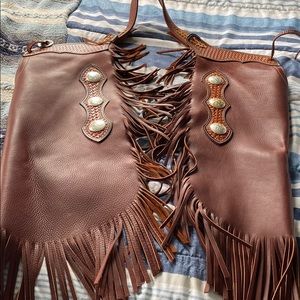 NWOT Leather Chaps Chinks